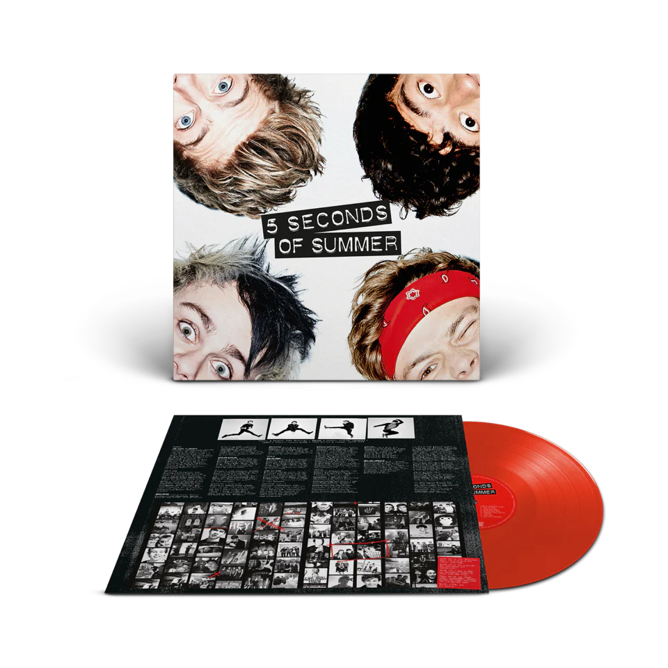 5 SECONDS OF SUMMER - 5 SECONDS OF SUMMER - LIMITED 10TH ANNIVERSARY EDITION - RED COLOR - VINYL LP