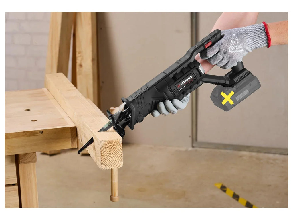 PARKSIDE PERFORMANCE Scie sabre sans fil PSSAP 20-Li E6, 20 V