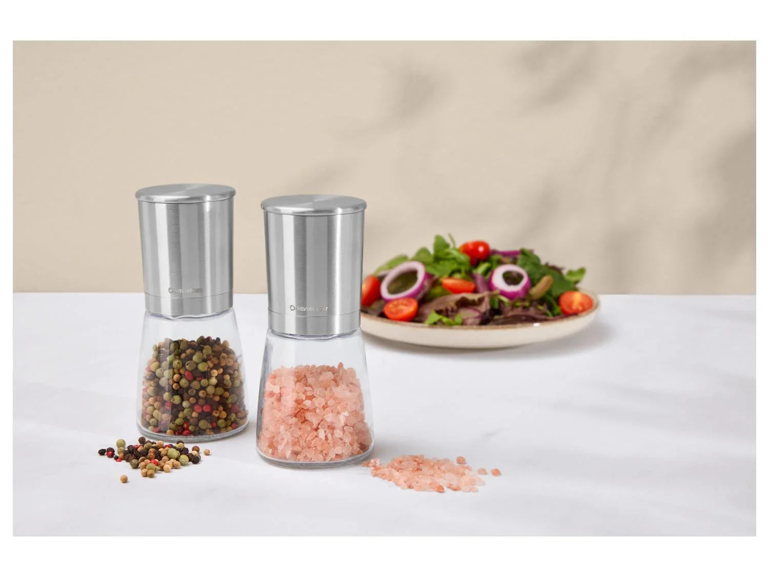 SILVERCREST Set de moulins  sel et  poivre ou Set de distributeurs  huile et  vinaigre ou Rpe