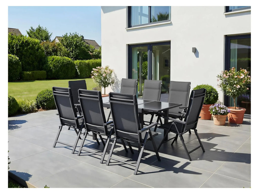 LIVARNO Lot de 2 fauteuils pliants en aluminium Houston