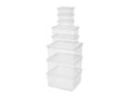 LIVARNO home Lot de 8 botes de rangement