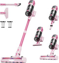 Cordless Vacuum Cleaner,55KPa 650W 65Mins Vacuum Cleaners for Home,Stick Vacuum with LED Display Anti tangle Brush and Self Standing Design,Vacuum Cleaner for Hardwood Floors,Carpet,Pet Hair,Car
