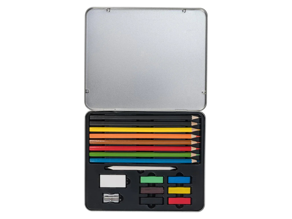 crelando Set desquisse et de dessin ou coffret de crayons de couleur