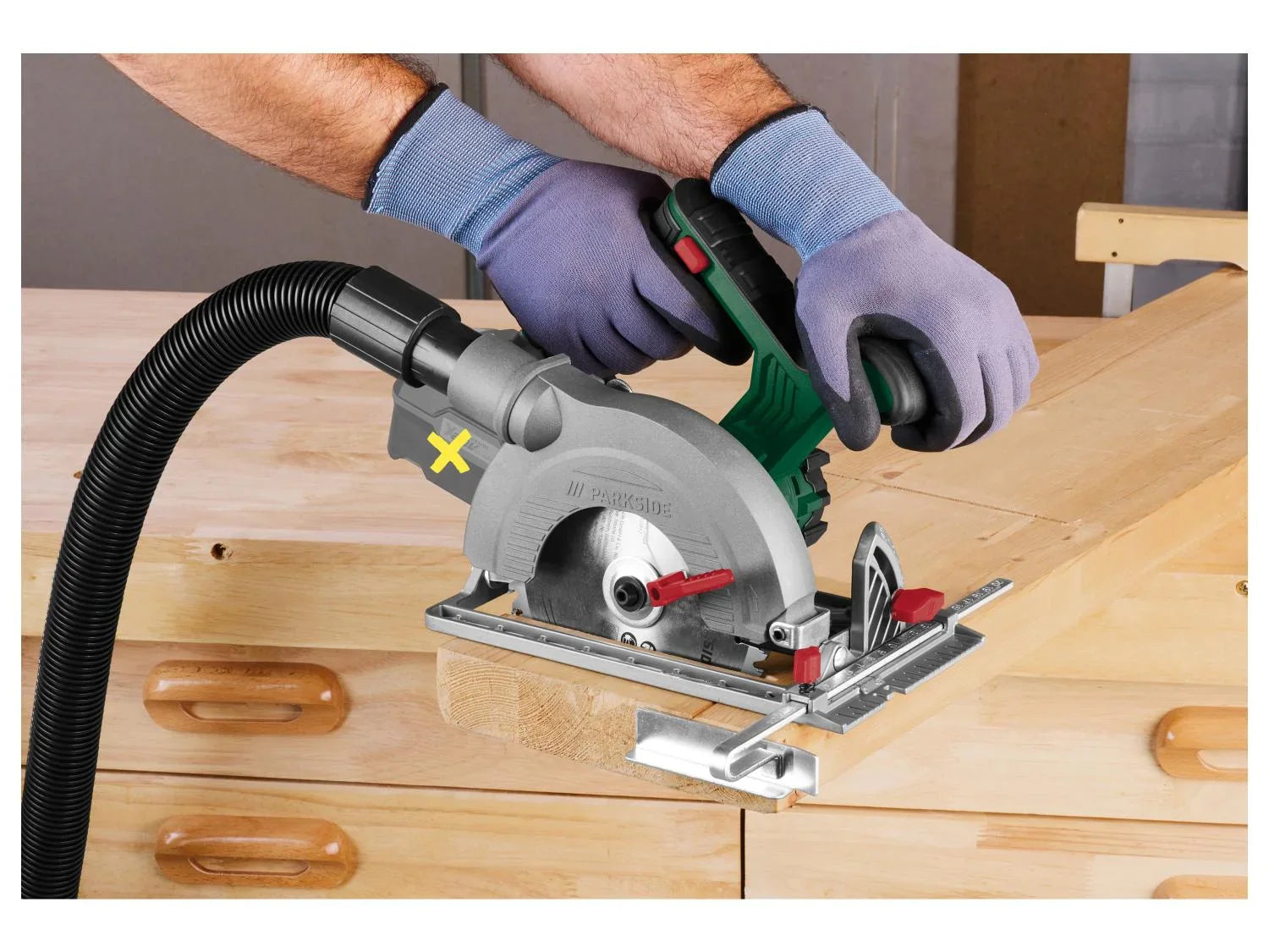 PARKSIDE Scie circulaire sans fil, PHKSA 20-Li C4, 160 mm, 20 V