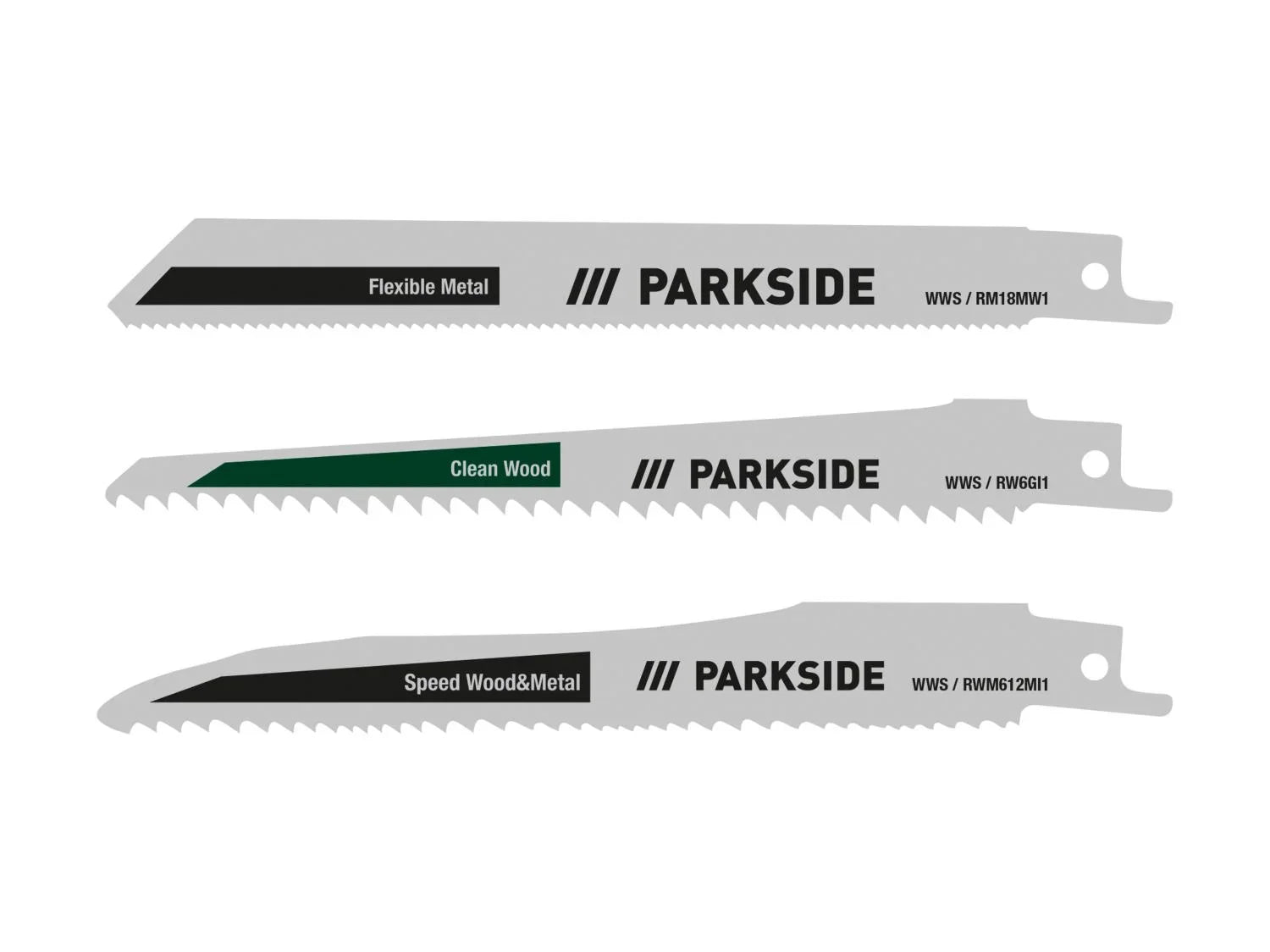 PARKSIDE Set de 3 lames de scie sabre PFSZ 3 B1