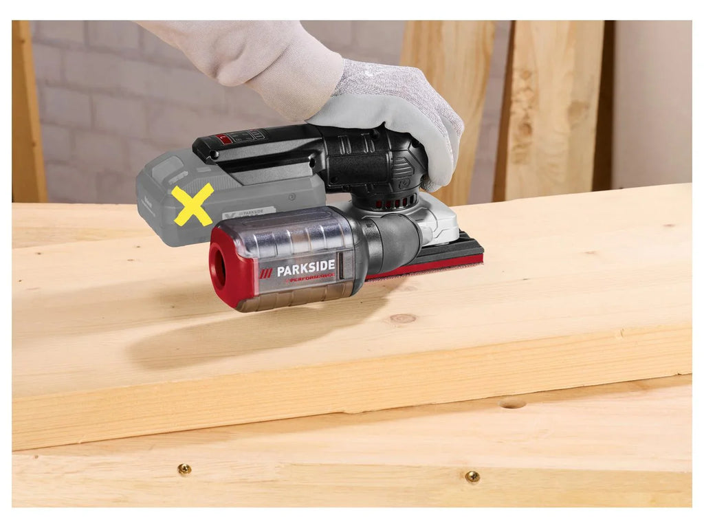 PARKSIDE PERFORMANCE Ponceuse excentrique ou Ponceuse vibrante sans fil, 20 V