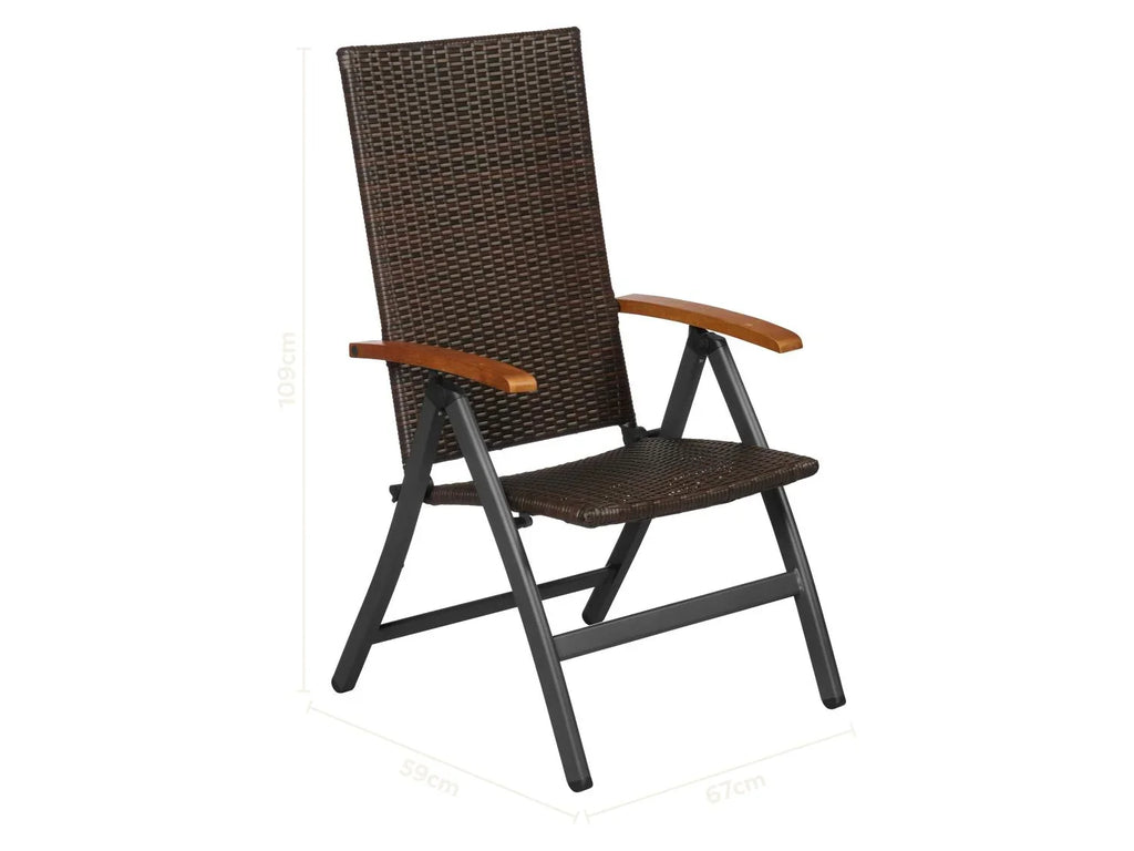 LIVARNO Table de jardin + Lot de 6 fauteuils Valencia