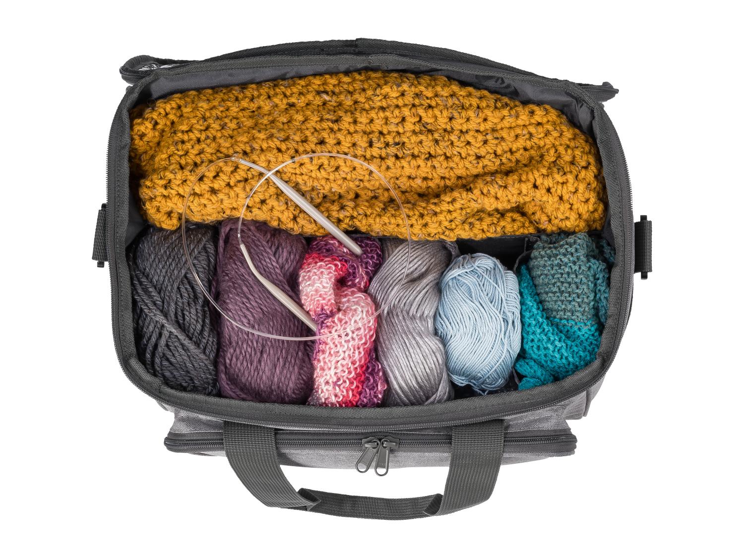 TOPMOVE Trolley pour machine  coudre ou sac pour accessoires de tricot