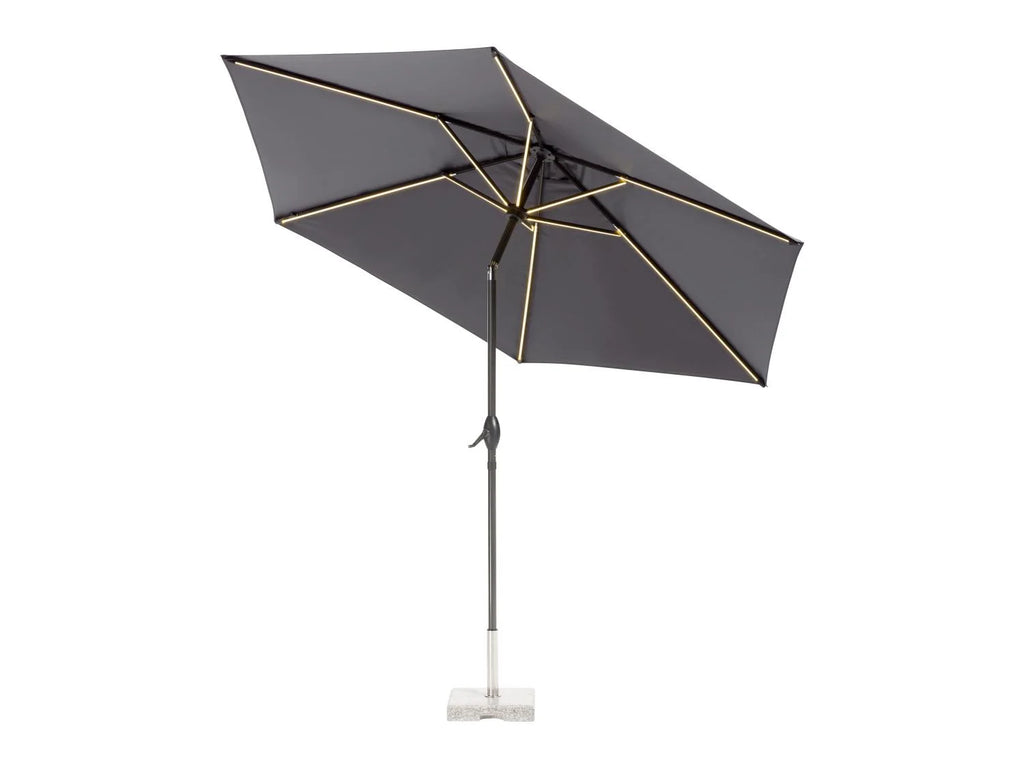 LIVARNO home Parasol avec clairage solaire  LED
