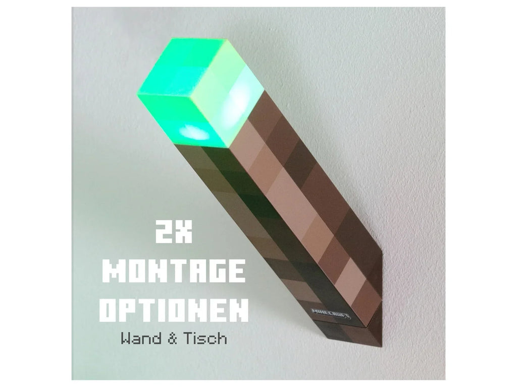 Minecraft Lampe de table ou torche  LED