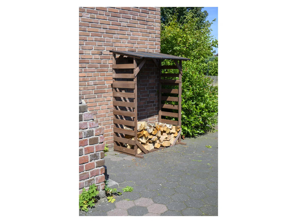 dobar Abri bches Ligno avec toit en bitume, 133 x 77 x 169 cm
