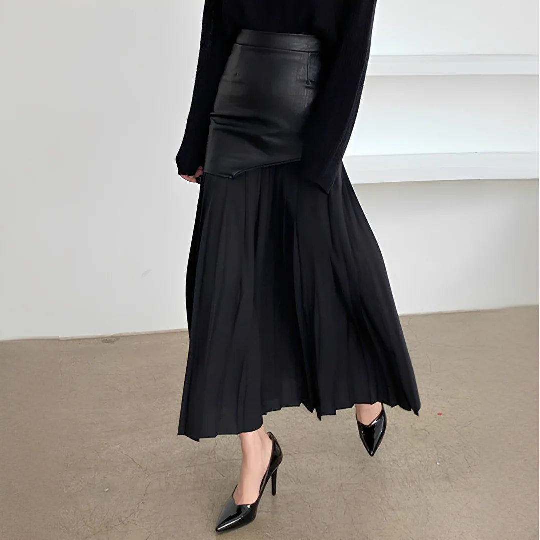 Venedita - Jupe maxi à coupe asymétrique