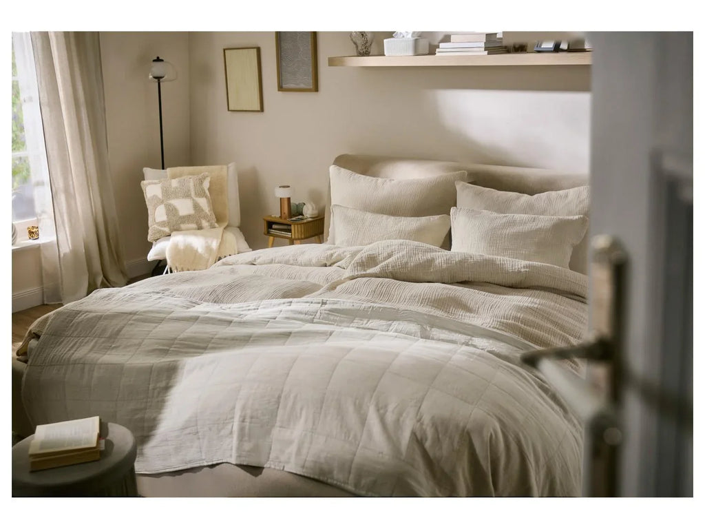 LIVARNO Parure de lit en mousseline Premium, 140 x 200 cm