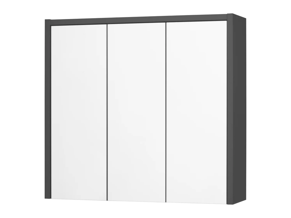 LIVARNO home Armoire de toilette OSLO, 65 x 60 x 17 cm, noir
