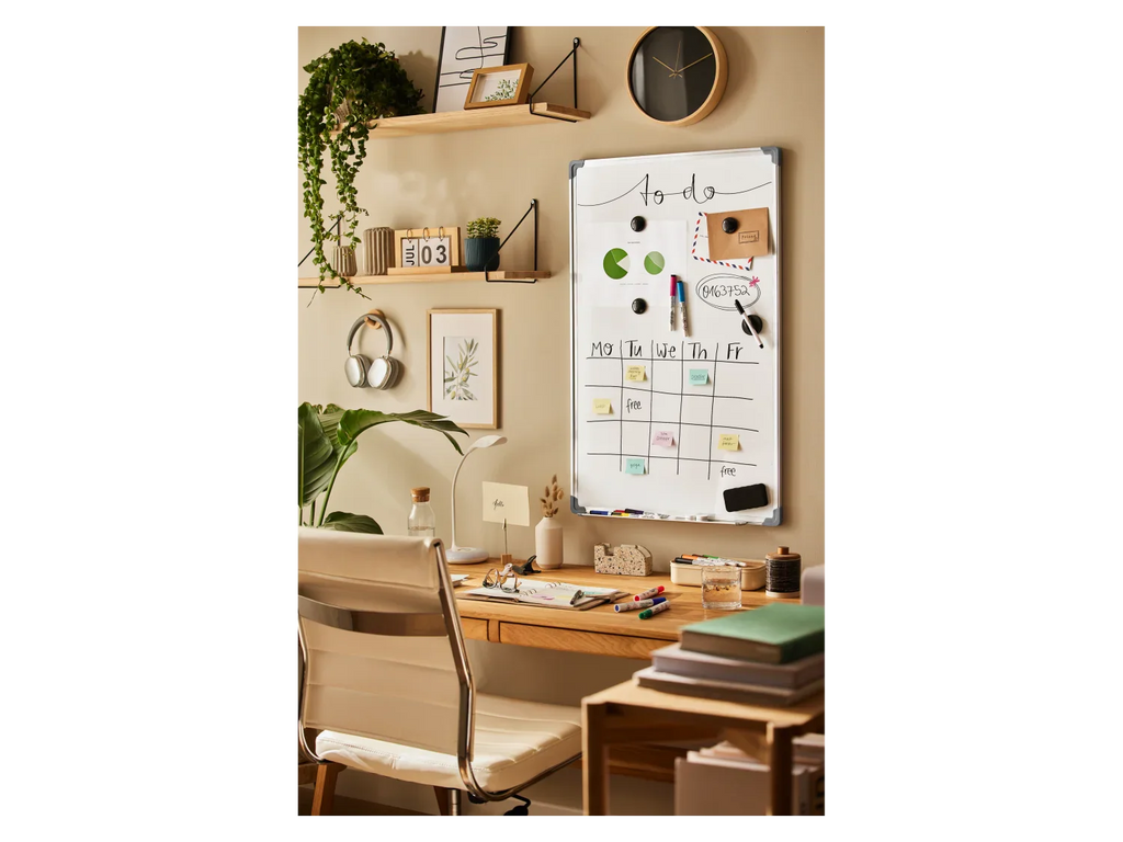 crelando Tableau blanc magntique, 90 x 58 cm