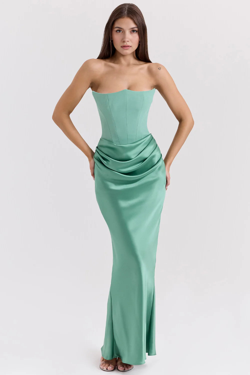 Céleste | Robe en satin