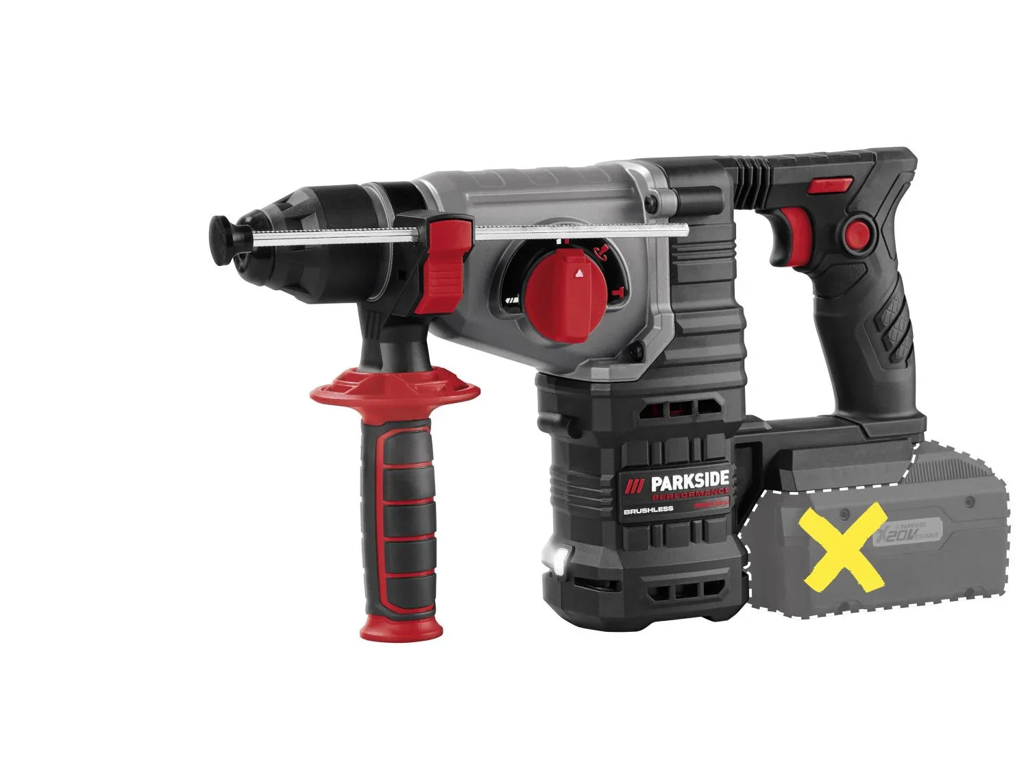 PARKSIDE PERFORMANCE Perforateur-burineur sans fil PPAKH 20-Li A1, 1,9 J, 20 V