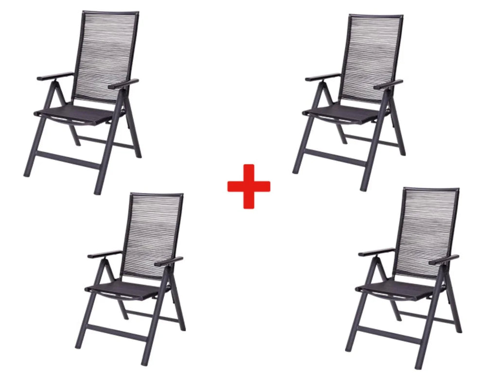 LIVARNO home Lot de 4 chaises hautes MIAMI