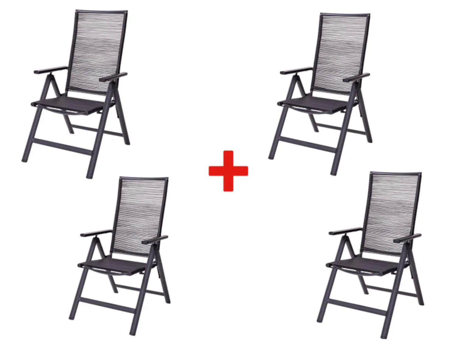 LIVARNO home Lot de 4 chaises hautes MIAMI