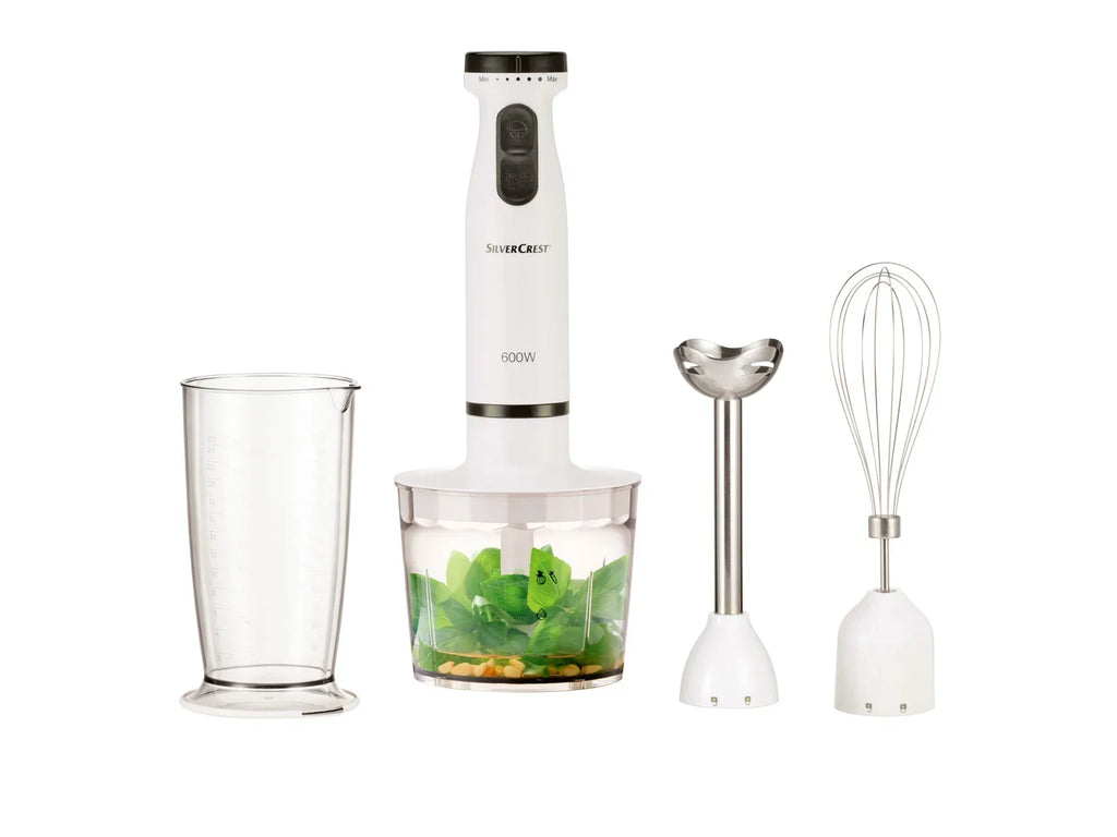 SILVERCREST KITCHEN TOOLS Mixeur plongeant 3-en-1 SSMS 600 E6 / SOSMS 600 E6