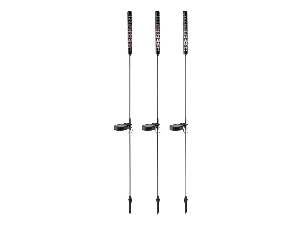 LIVARNO Lot de 3 lampes solaires LED