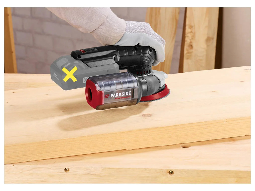 PARKSIDE PERFORMANCE Ponceuse excentrique ou Ponceuse vibrante sans fil, 20 V