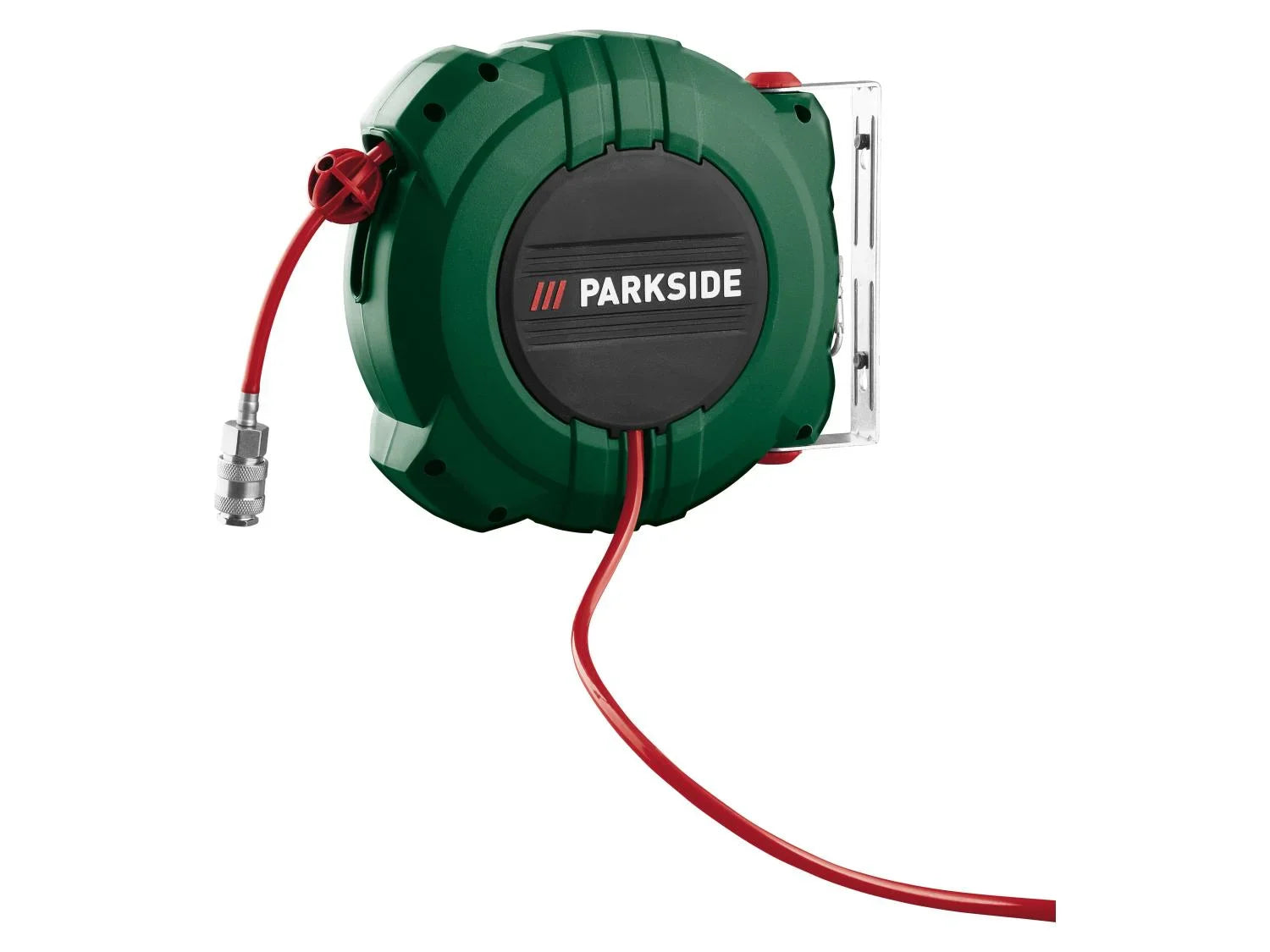 PARKSIDE Enrouleur tuyau pneumatique 10 m + set d'accessoires, 13 pices