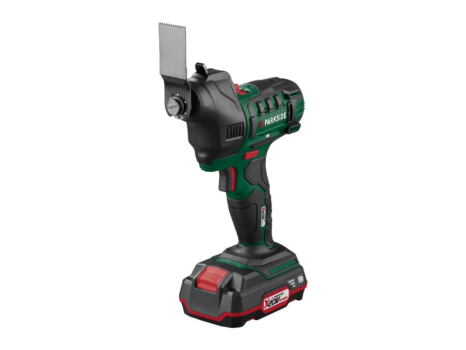 PARKSIDE Set appareil multifonction sans fil PKGA 20-Li C2 + batterie + chargeur, 20 V
