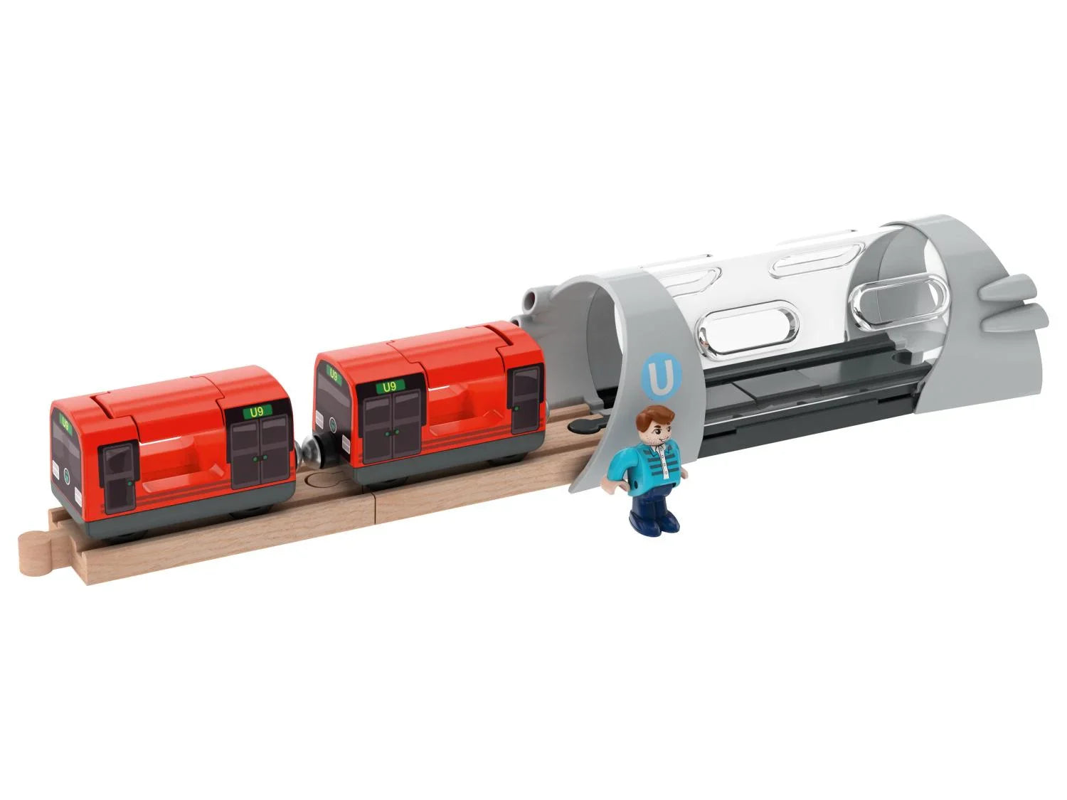 lupilu Accessoires pour circuits de train en bois