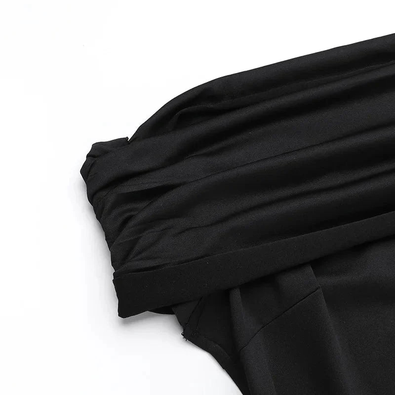 Robe maxi dos nu sans bretelles pour femmes