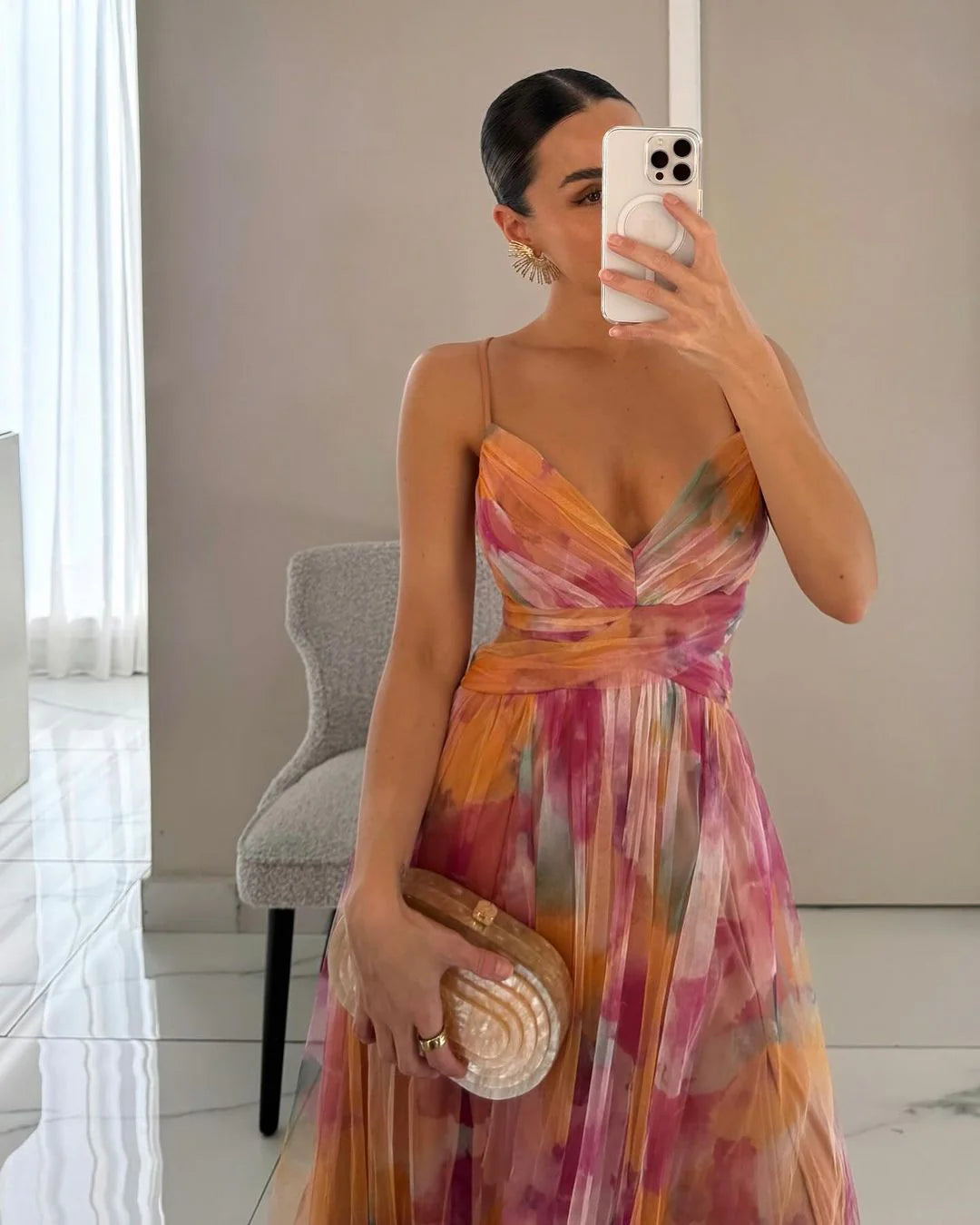 Giselle | Superbe Maxi-Robe Florale