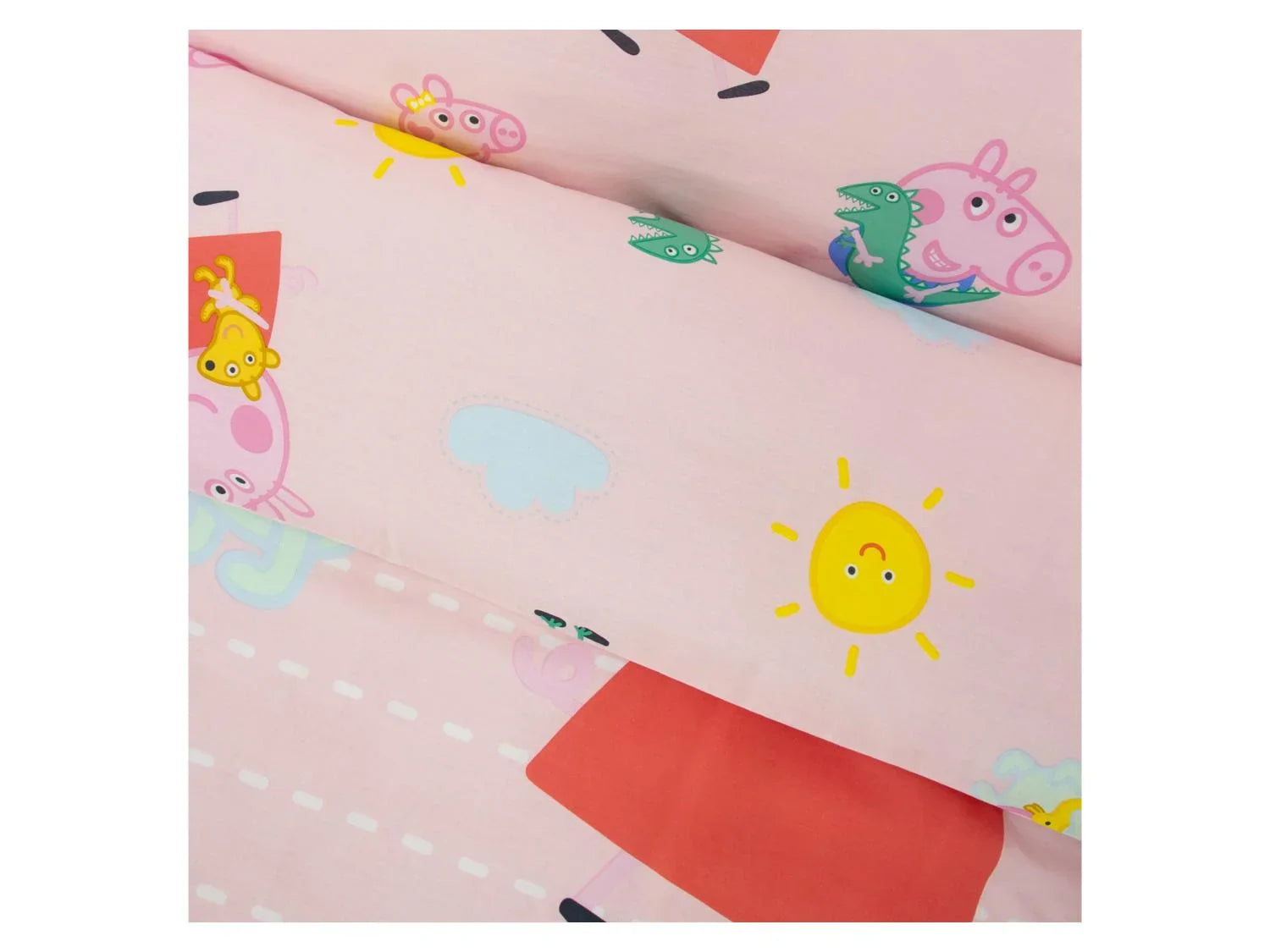Parure de lit double face pour enfant, 140 x 200 cm