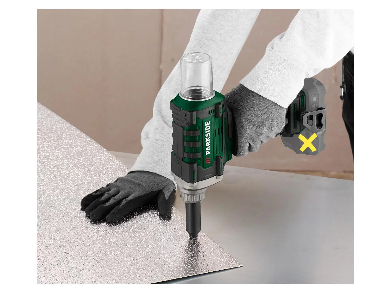 PARKSIDE Riveteuse sans fil pour rivets aveugles PBNSG 20-Li A1, 20 V