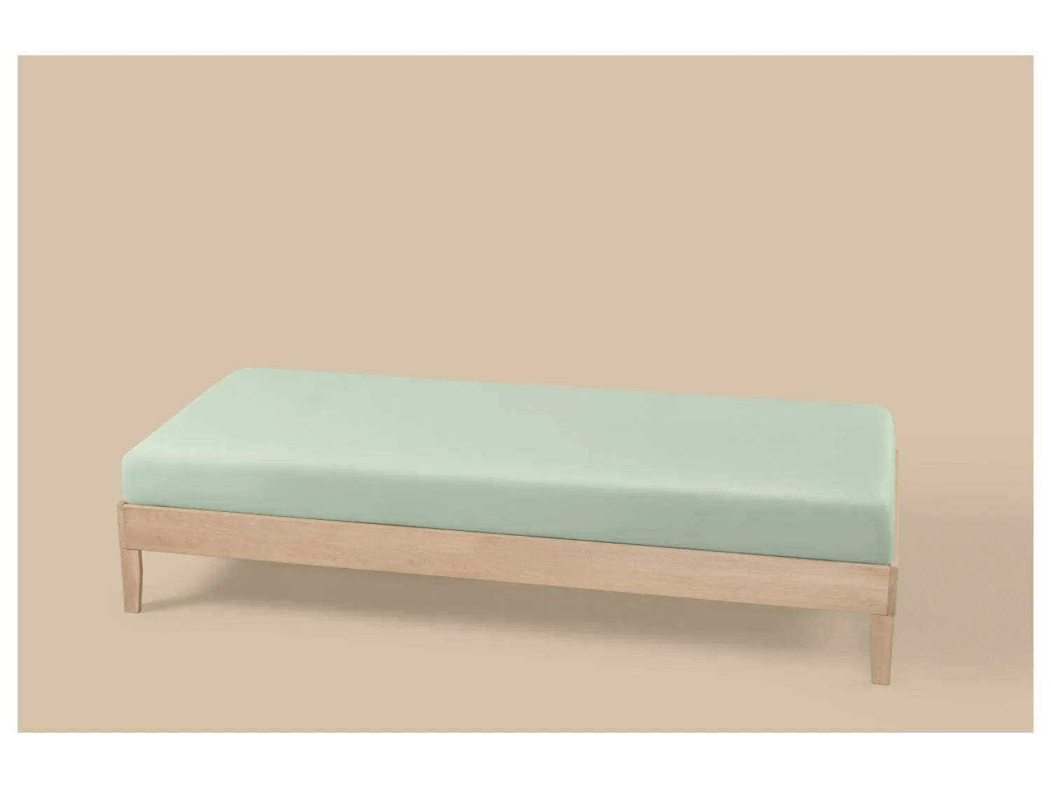 LIVARNO Lot de 2 draps-housses en jersey, 90-100 x 200 cm