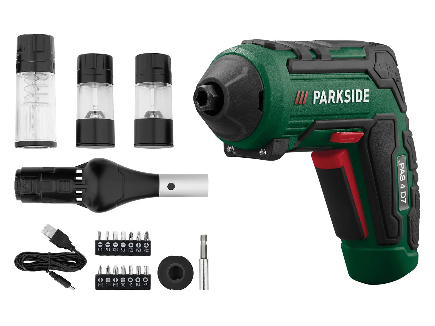 PARKSIDE Kit de visseuse sans fil 4 V