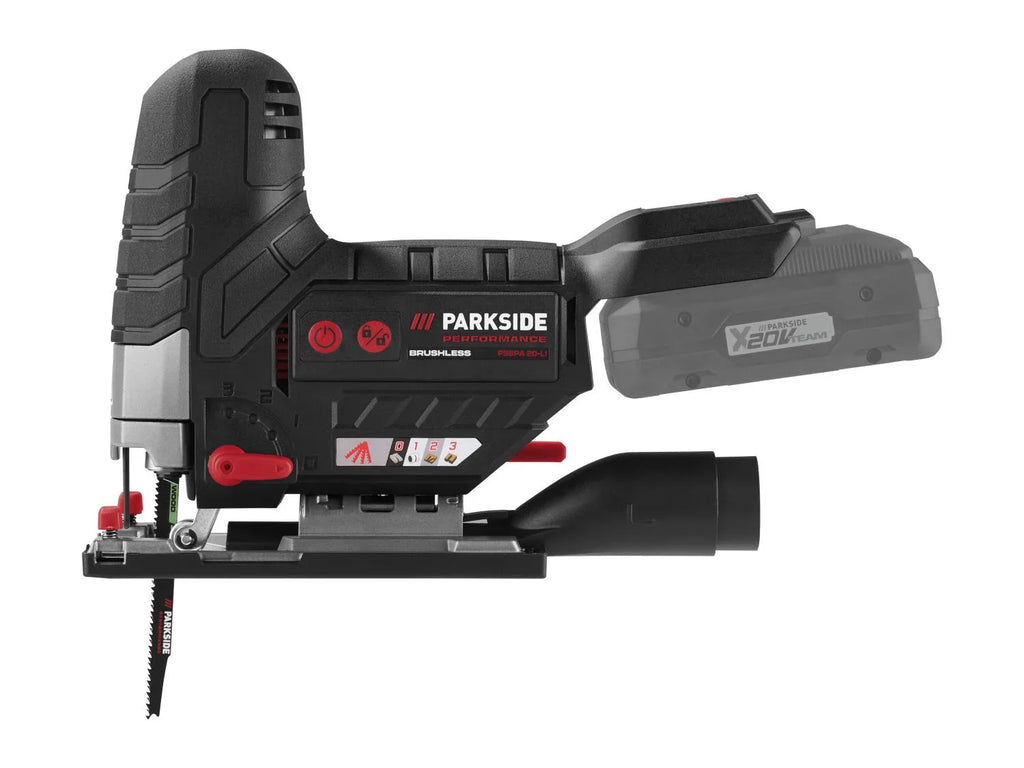 PARKSIDE PERFORMANCE Scie sauteuse sans fil PSSPA 20-Li F4, 20 V