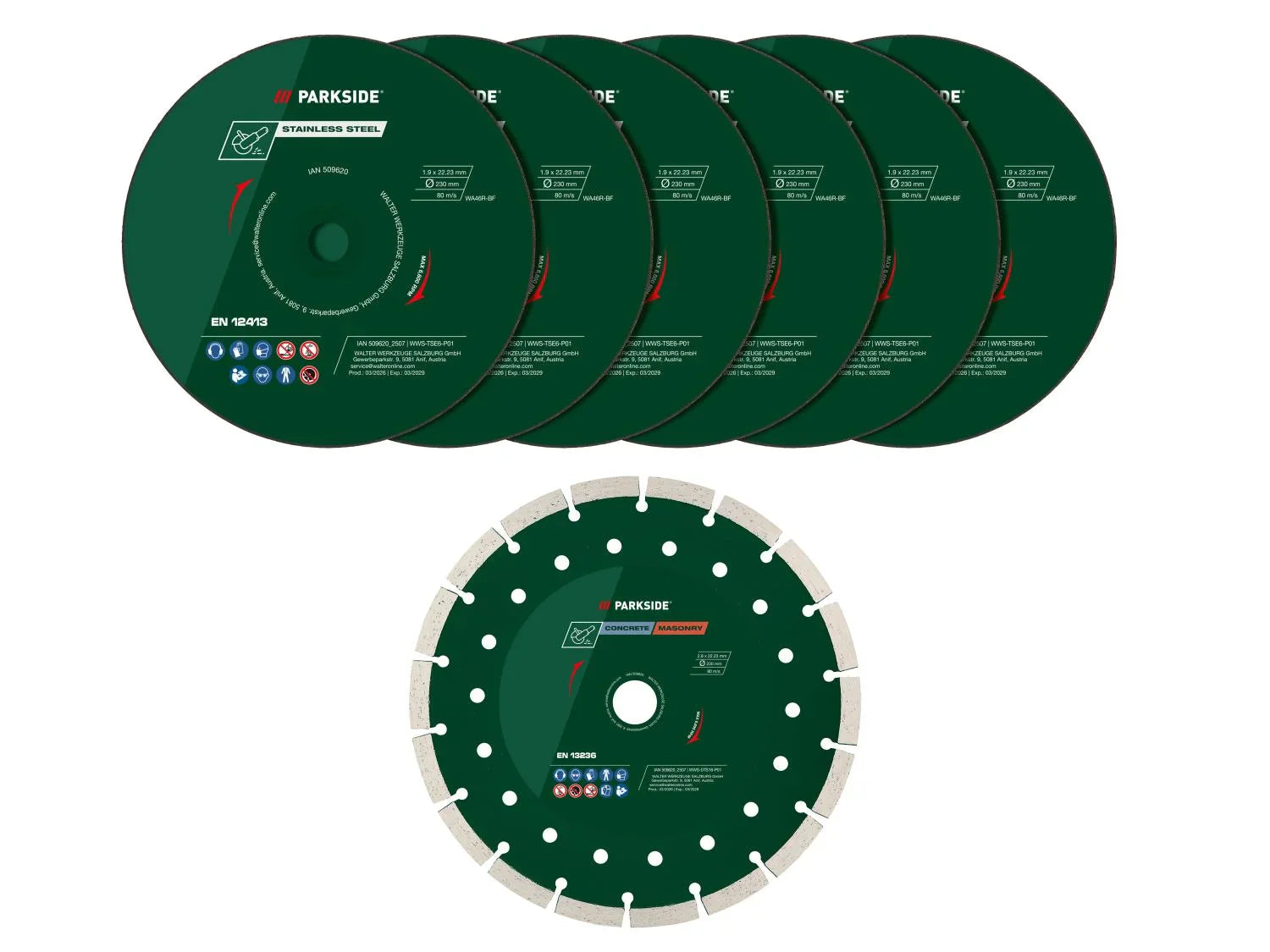 PARKSIDE Disque(s)  trononner,  230 mm
