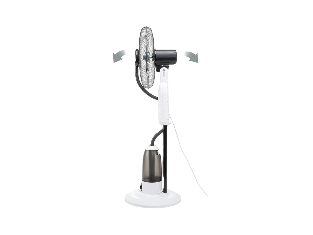 TRONIC Ventilateur sur pied avec fonction vaporisation