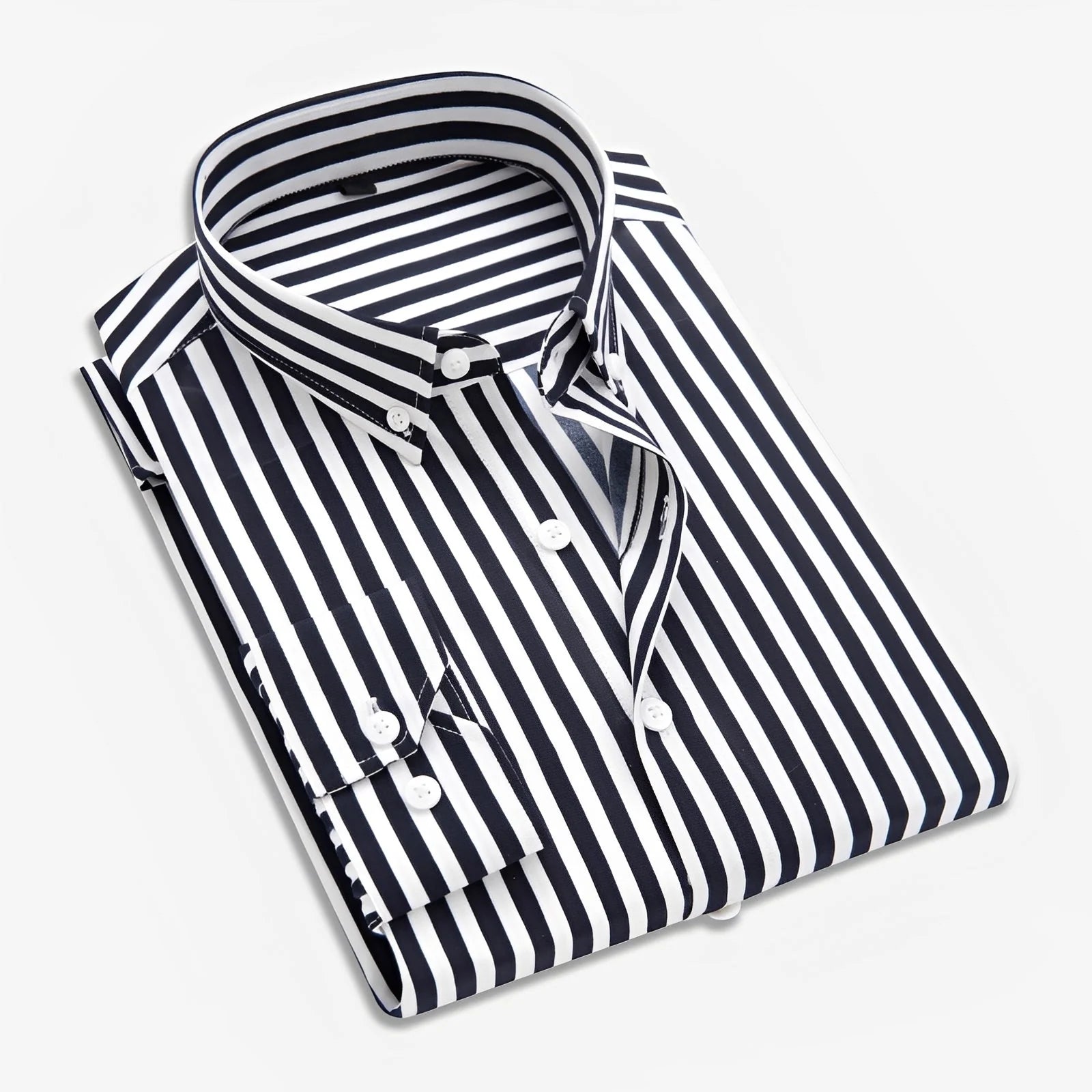 Edward - Chemise rayée à manches longues