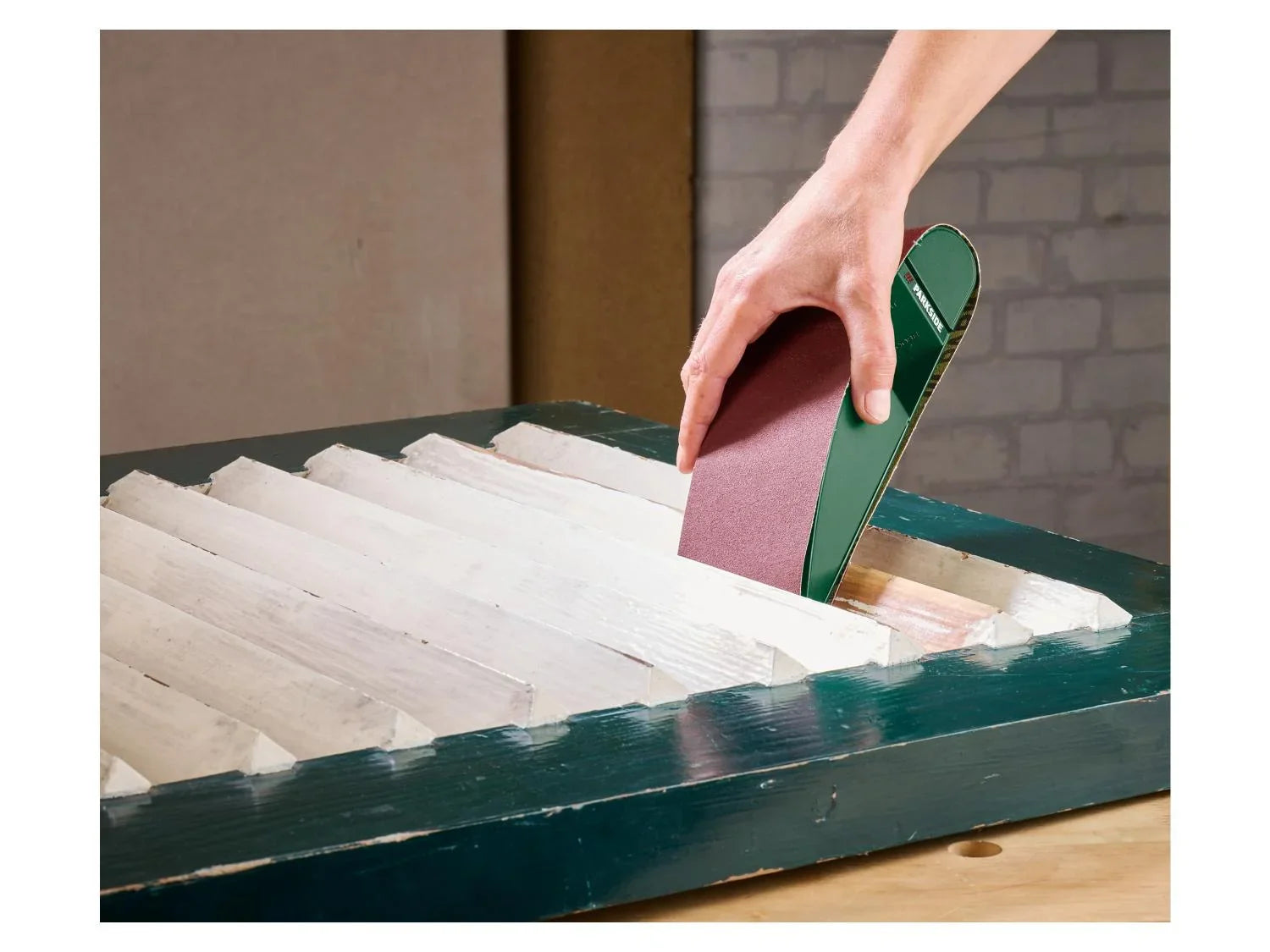 PARKSIDE Bandes abrasives ou Ponceuse manuelle pour bandes abrasives