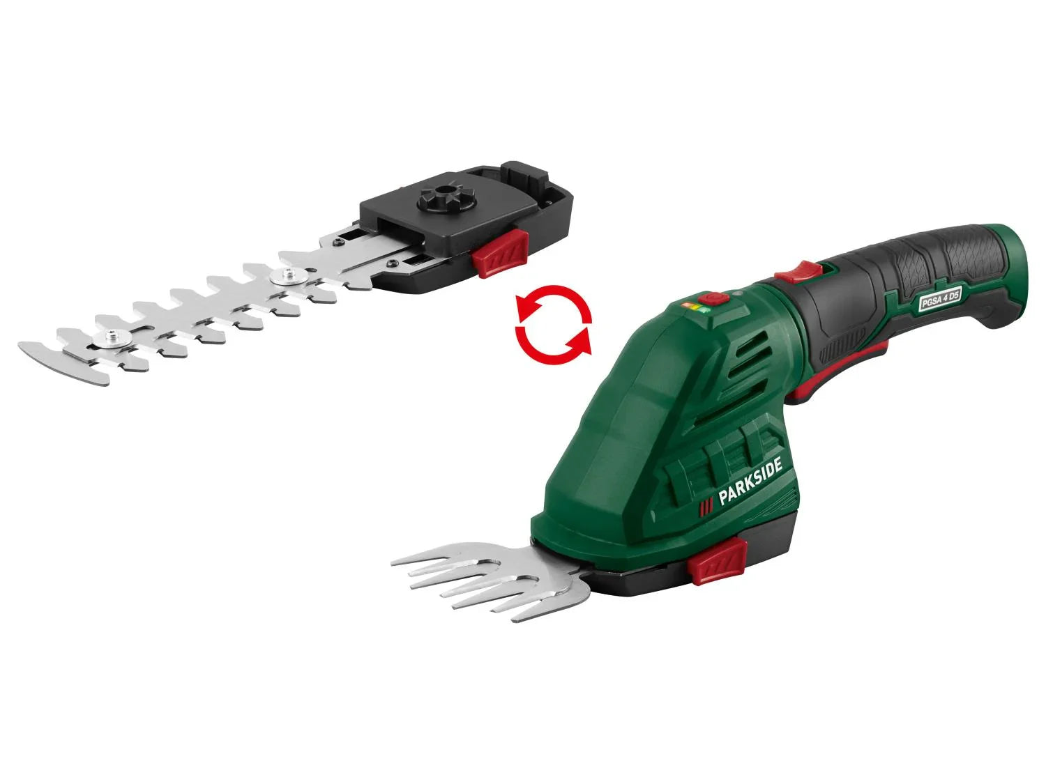 PARKSIDE Coupe-bordures/taille-haies sans fil PGSA 4 D5, 4 V