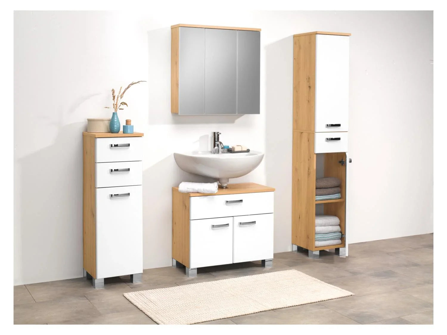LIVARNO home Armoire murale Palermo, imitation chne