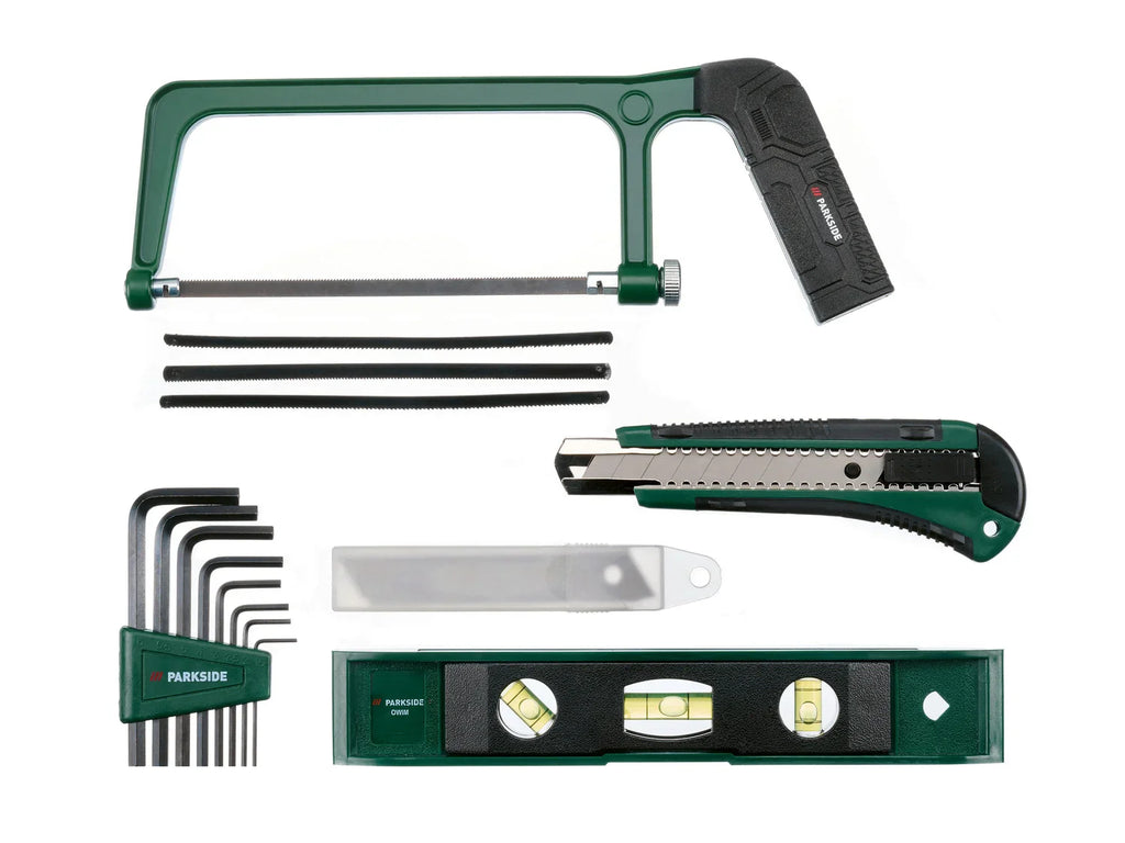 PARKSIDE Bote  outils mtal 4V et Set de tournevis PWBM A1