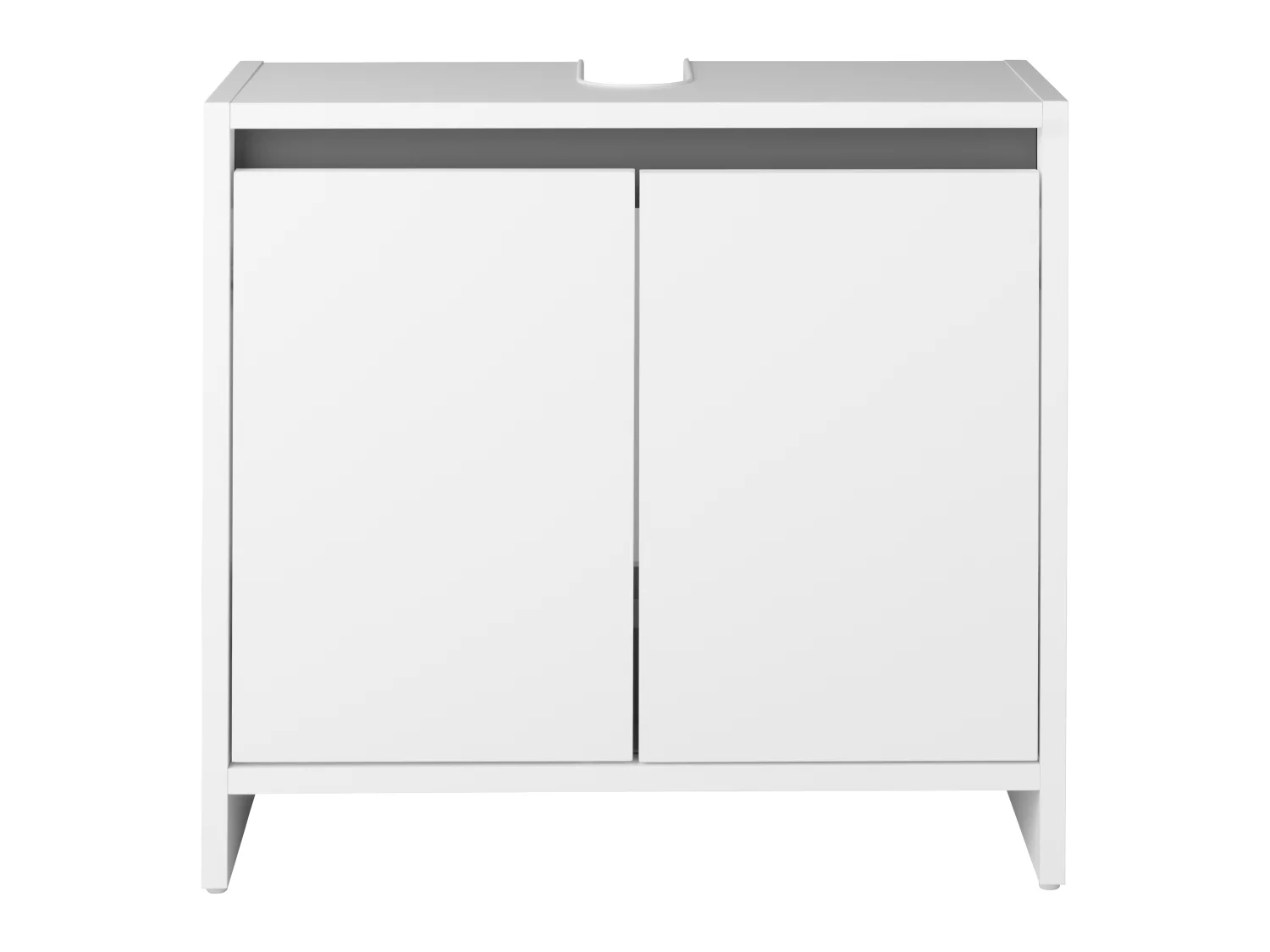 LIVARNO home Meuble sous-vasque Oslo, 60 x 55 x 28 cm, blanc