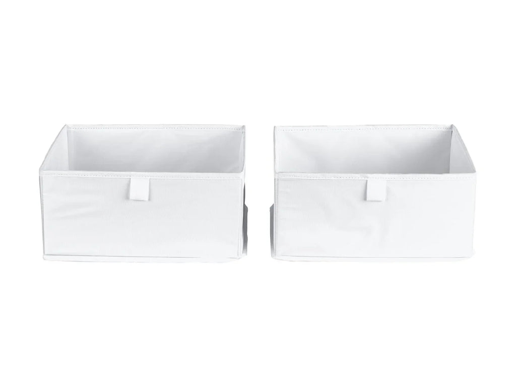 W5 Lot de 2 botes de rangement