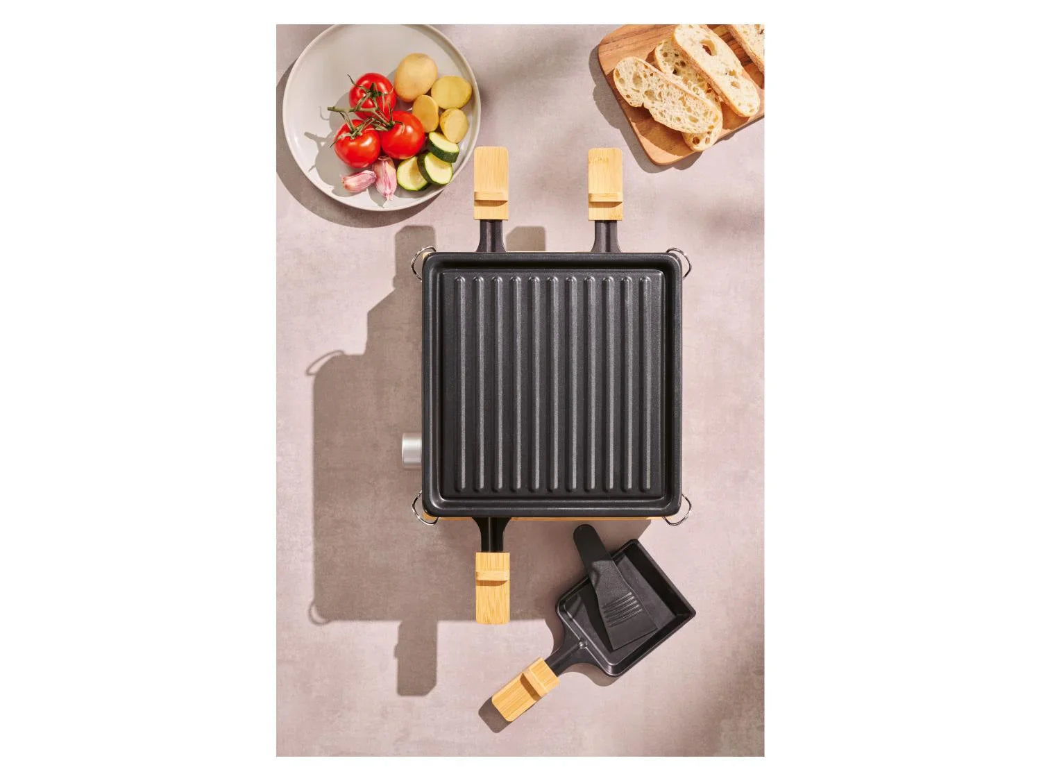 SILVERCREST Raclette-gril en bambou