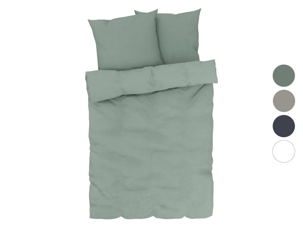 LIVARNO home Parure de lit en lin mlang, 260 x 240 cm
