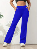 Lucia - Pantalon Évasé Taille Haute Décontracté