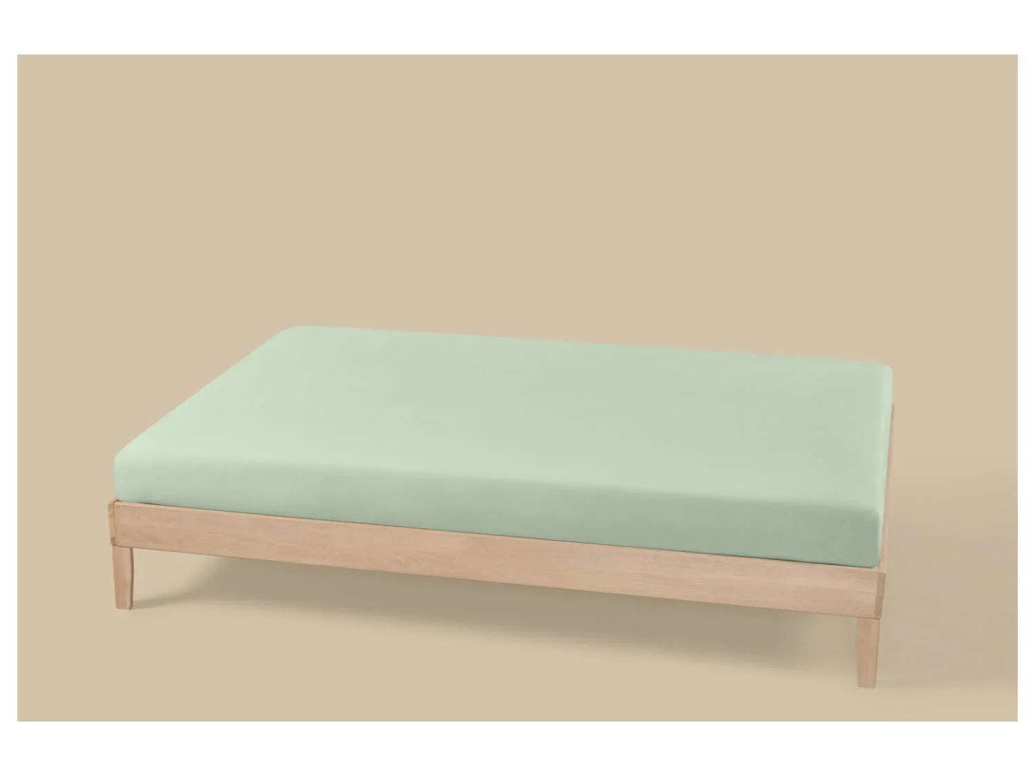 LIVARNO Lot de 2 draps-housses en jersey, 140-160 x 200 cm