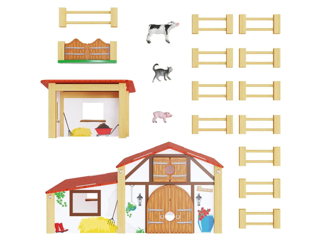 Playtive Ferme, enclos de zoo ou arbres  fes